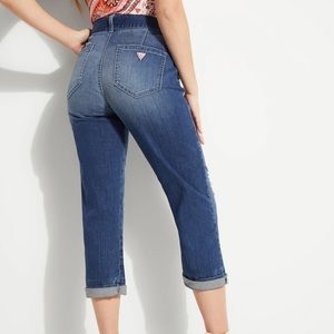 GUESS Belted High Waist Straight Leg Jeans Sz 26